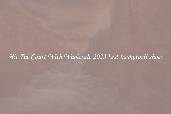 Hit The Court With Wholesale 2023 best basketball shoes
