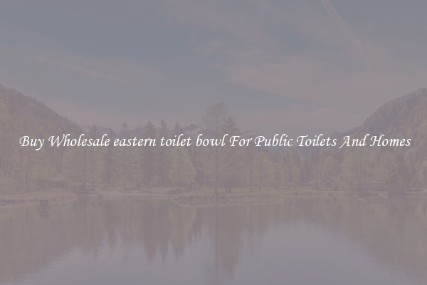Buy Wholesale eastern toilet bowl For Public Toilets And Homes