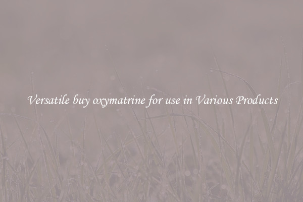 Versatile buy oxymatrine for use in Various Products