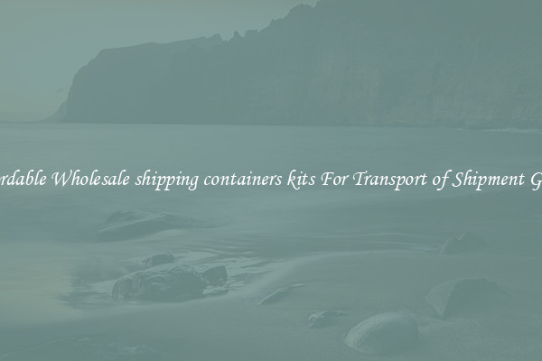 Affordable Wholesale shipping containers kits For Transport of Shipment Goods 