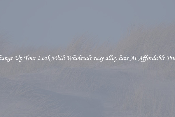 Change Up Your Look With Wholesale easy alloy hair At Affordable Prices